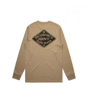 Alosange long sleeve brown organic cotton IDNT back