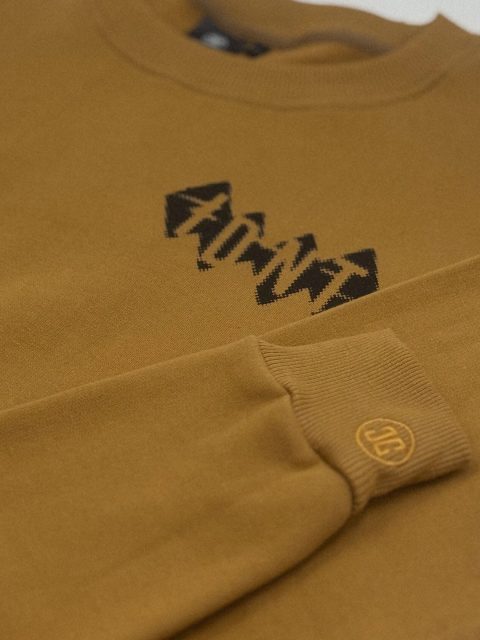 IDNT® Skull Comfort Tee camel – oversized organic cotton tee Barcelona