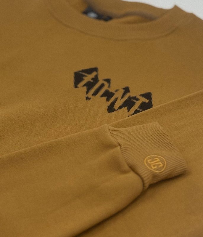 IDNT® Skull Comfort Tee camel – oversized organic cotton tee Barcelona