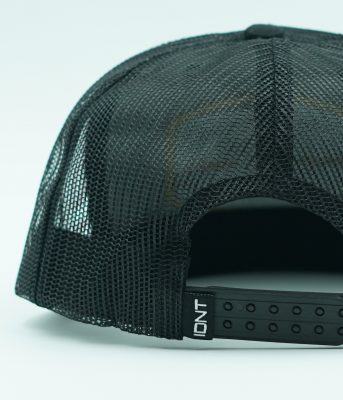 Muna mesh cap black IDNT detail 2
