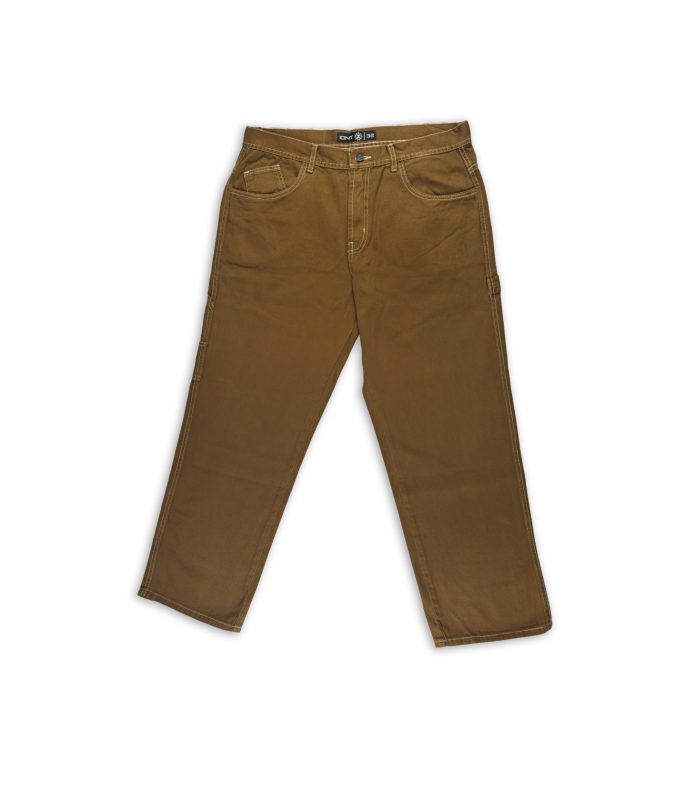 Carpi Pant brown zebra organic cotton IDNT front