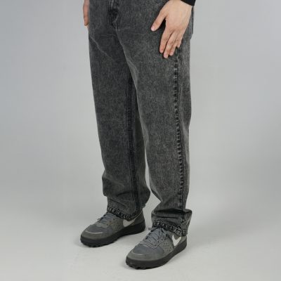 Wiracocha pant black hash organic cotton IDNT front