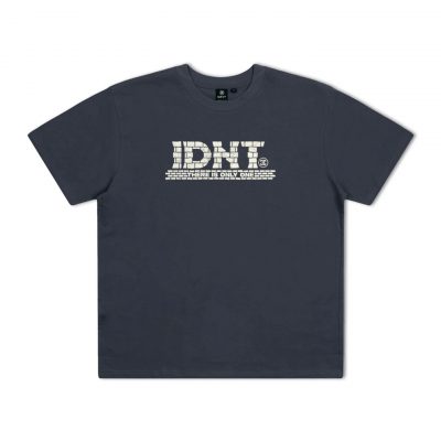 Wall t-shirt gray organic cotton IDNT product