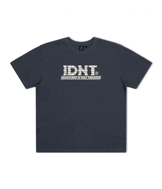 Wall t-shirt gray organic cotton IDNT product