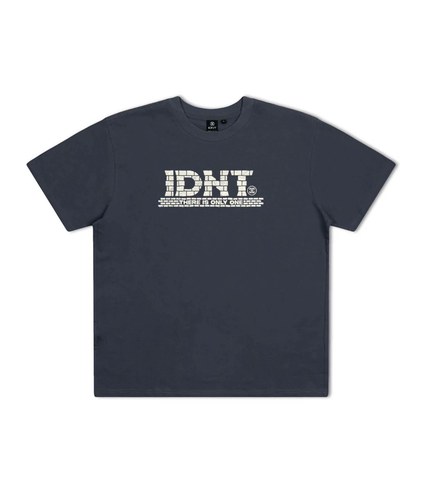 Camiseta orgánica IDNT Wall T-Shirt gris product shot